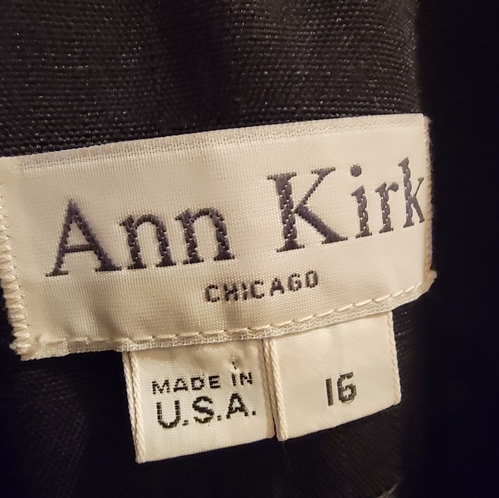 Ann Kirk Chicago Vintage Oversized Blazer Size 16 - Picture 3 of 4